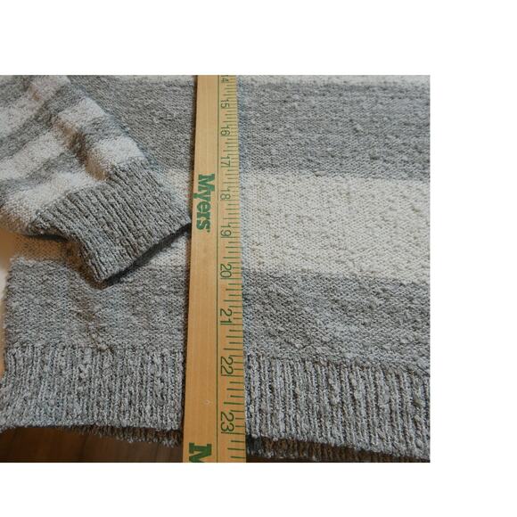 Knox Rose Women's XL Sweater Popcorn Texture Striped Stretchy Casual - Picture 5 of 9